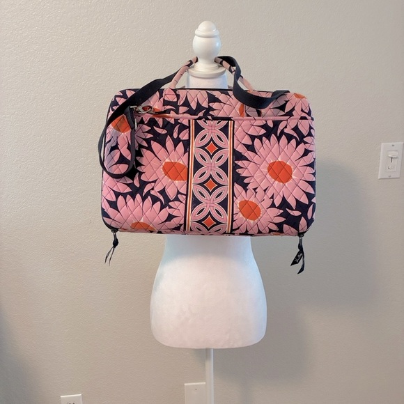 Handbags - Vera Bradley RARE, Loves Me” Floral Messenger/Laptop Bag